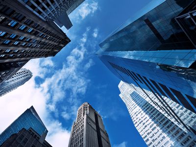 Business Office Glass Skyscraper