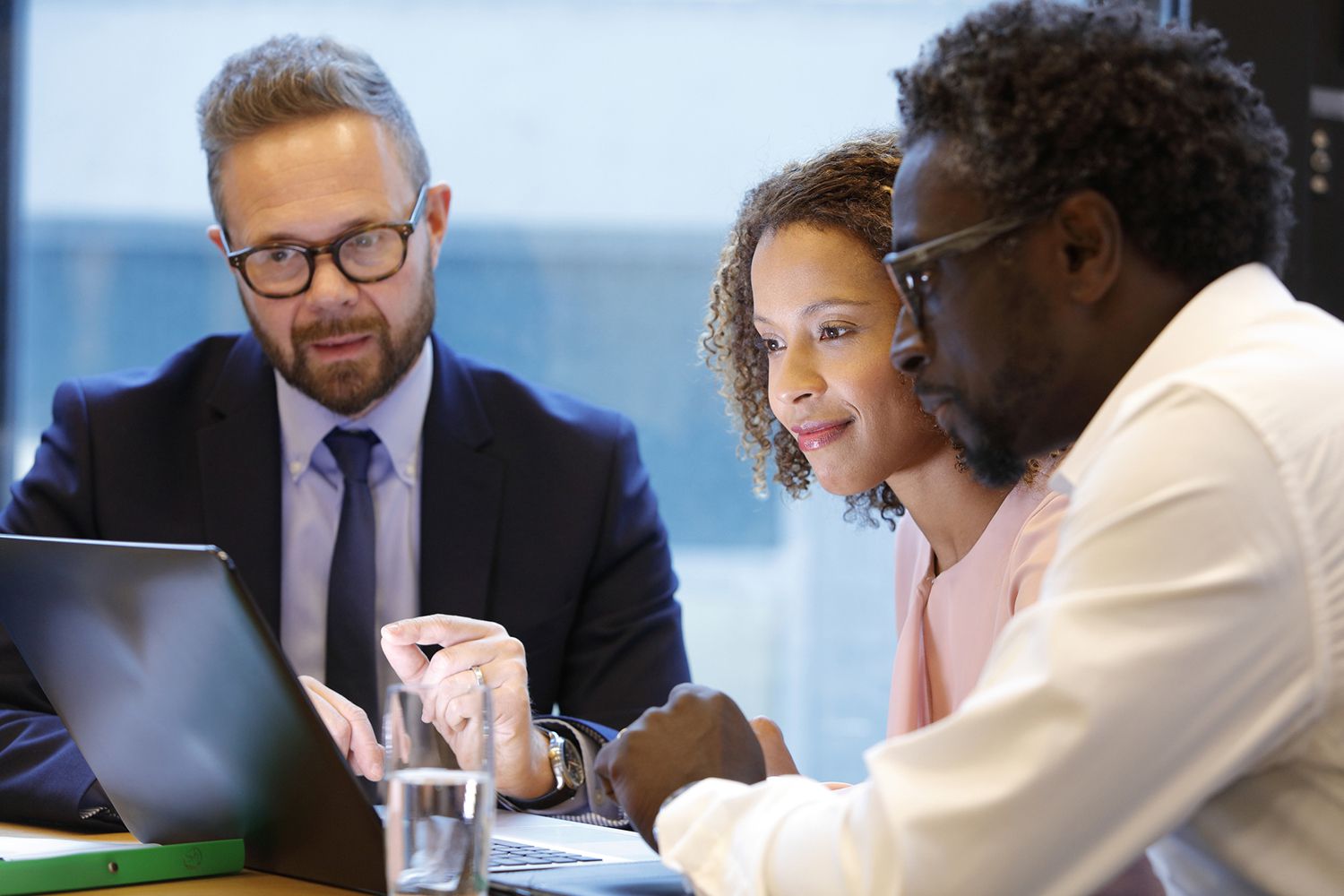 Financial Advisor Having a Meeting With Clients