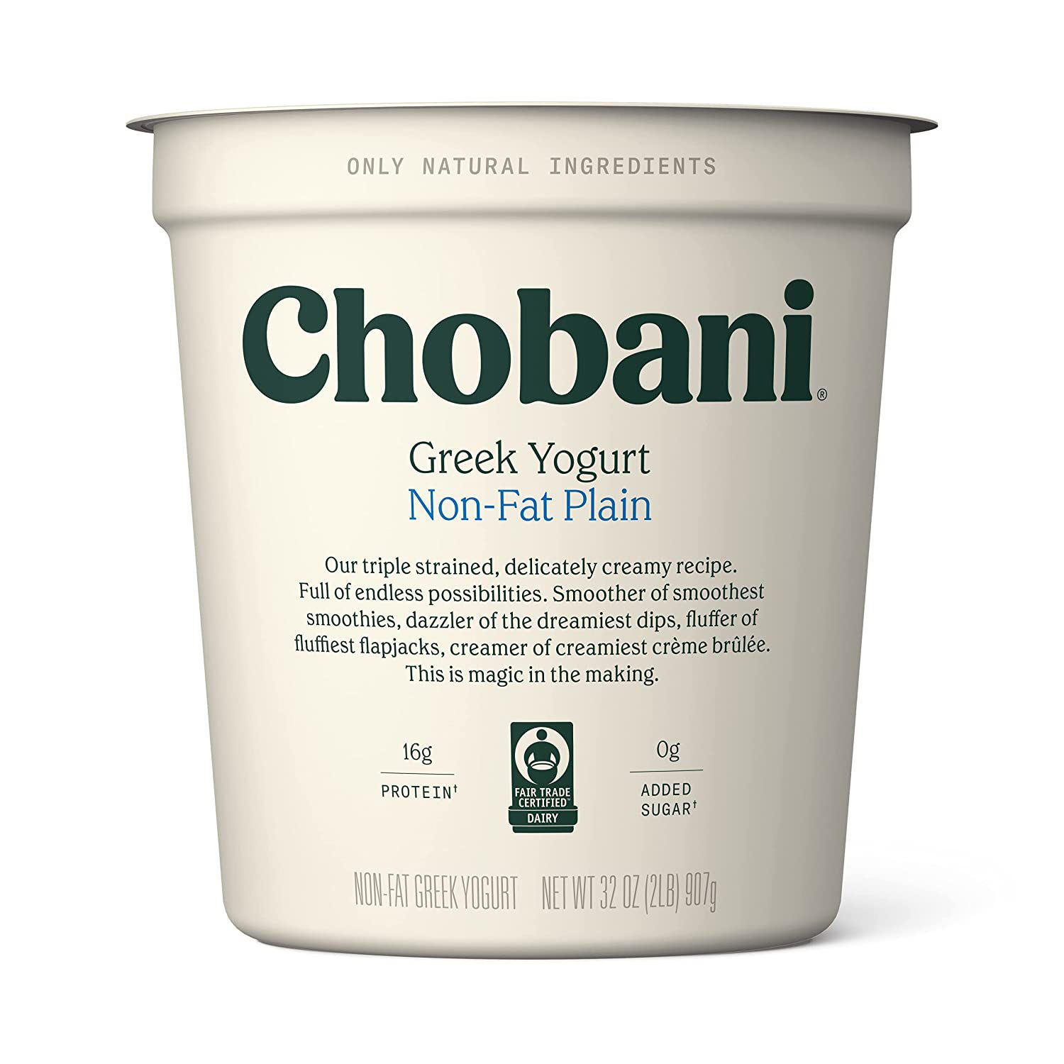 Chobani Plain Non-Fat Greek Yogurt