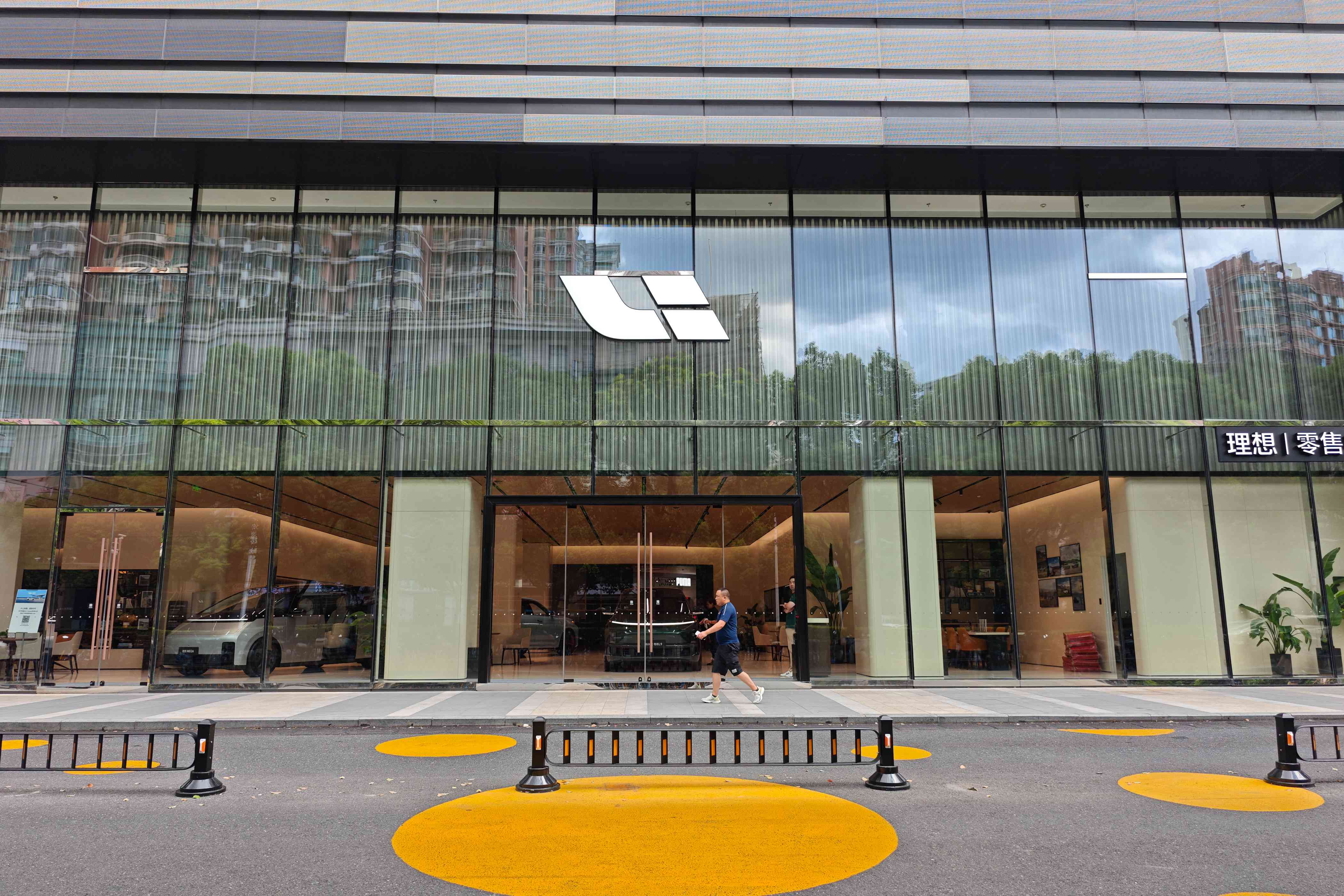 A Li Auto vehicle retail store in Shanghai, China, August 21, 2024