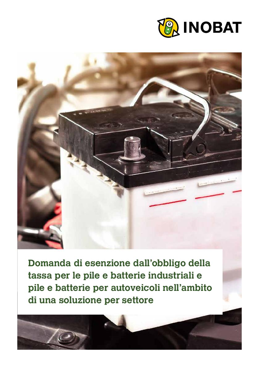 Domanda di esenzione dall'obbligo della tassa