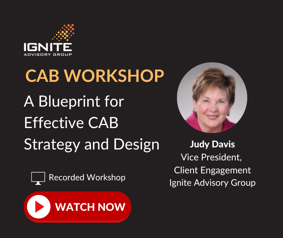 Workshop: Effective CAB Strategy and Design