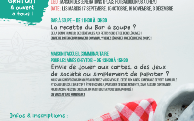 Un nouveau départ pour le bar à soupe ! (prochain rendez-vous, 15/10)