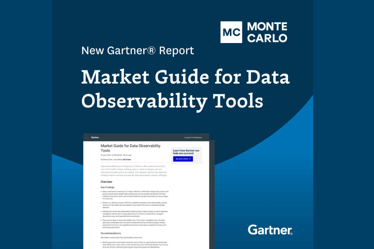 Interpreting the Gartner Data Observability Market Guide