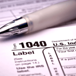 paper tax preparation form