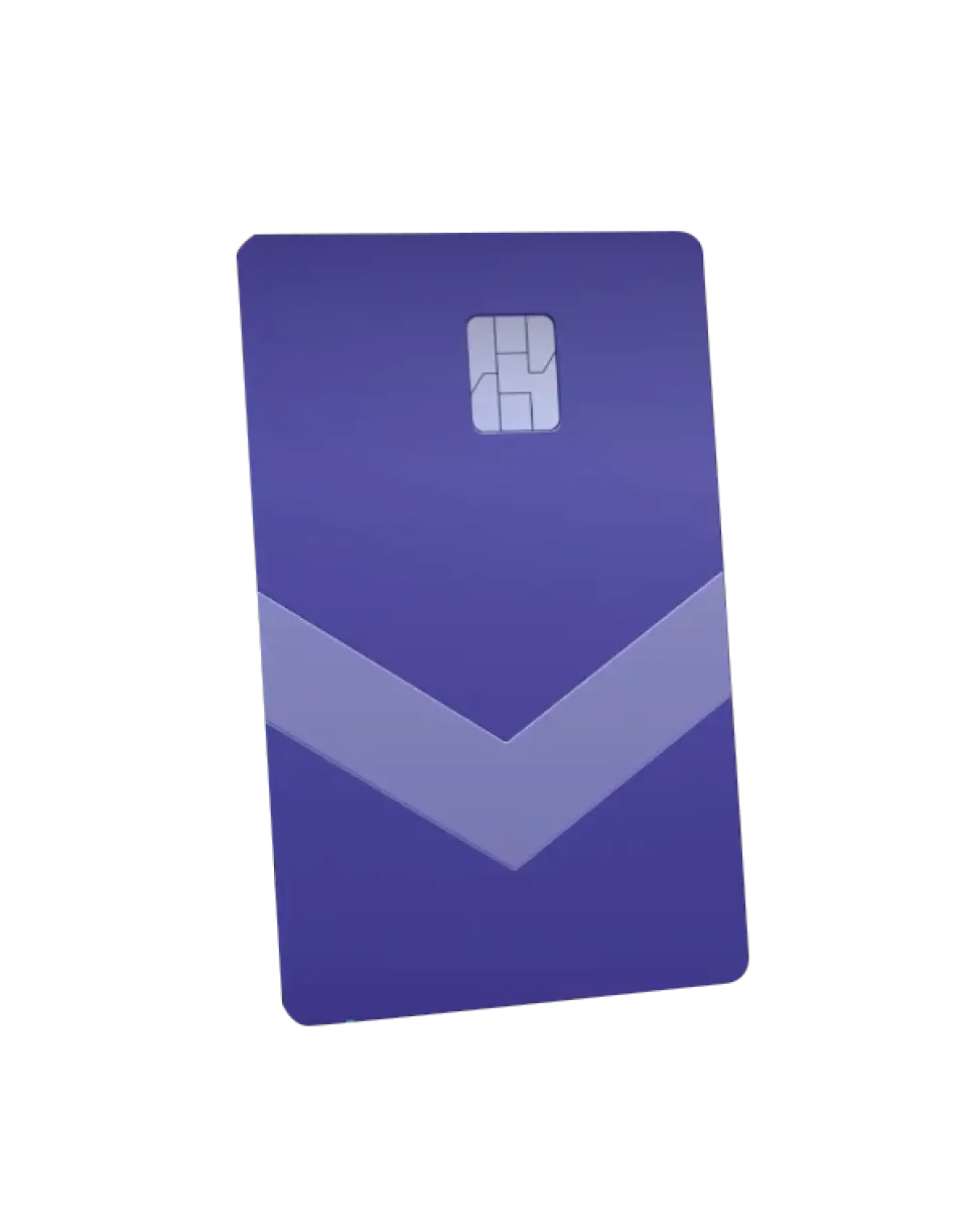 Purple Credit card