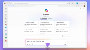 Microsoft 365 Chat website and prompt demo