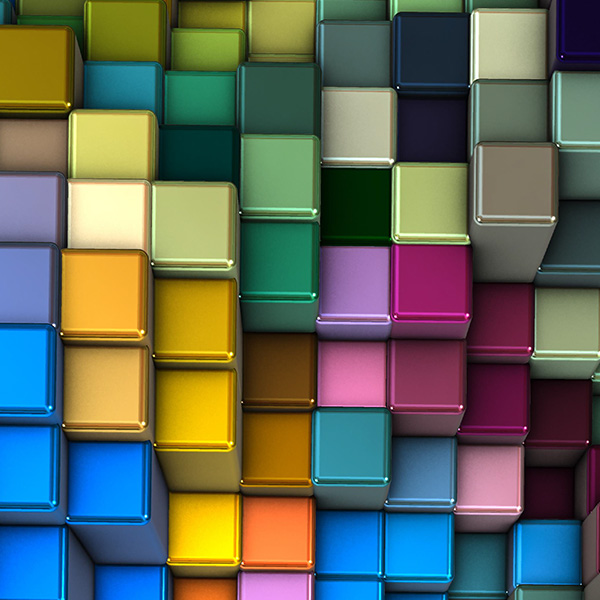 Colourful cubes