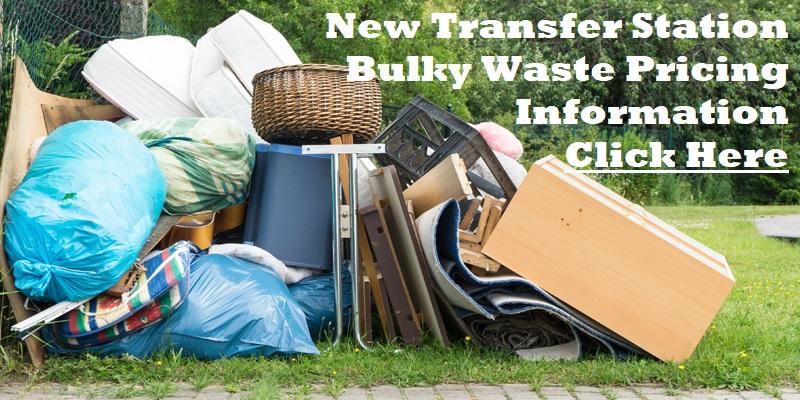 Bulky waste price sheet