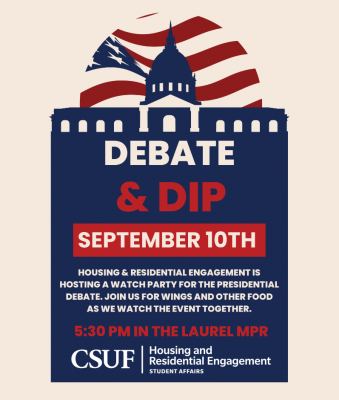 Newswise: Reminder: Debate Watch Party at Cal State Fullerton