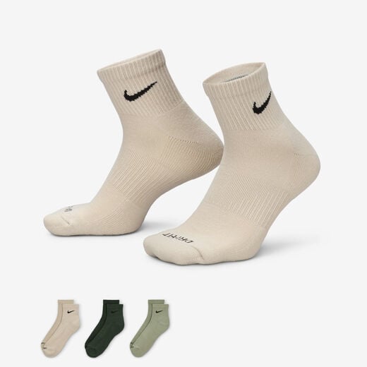 Socks-Nike, Nike Everyday Plus Cushioned, Training Ankle Socks (3 Pairs)