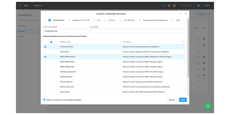 Modern Database Infrastructure