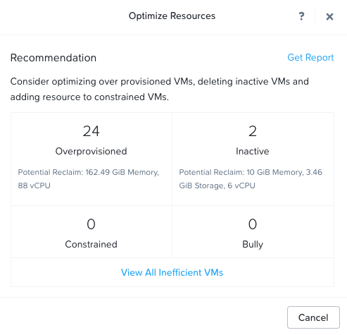 Capacity Planning - Recommendations