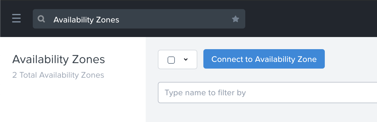 Leap - Connect to Availability Zone