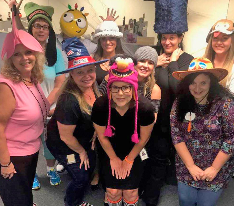 group-of-women-with-hats