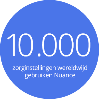 10.000 zorginstellingen wereldwijd gebruiken Nuance