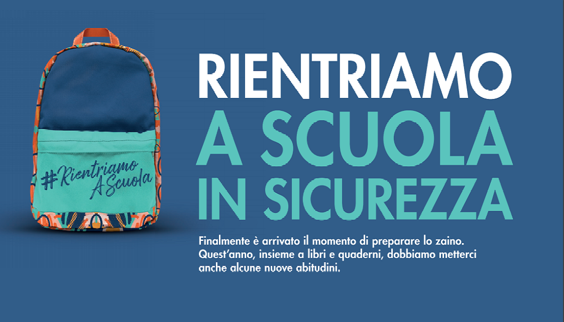 immagine poster Rientriamo a scuola in sicurezza