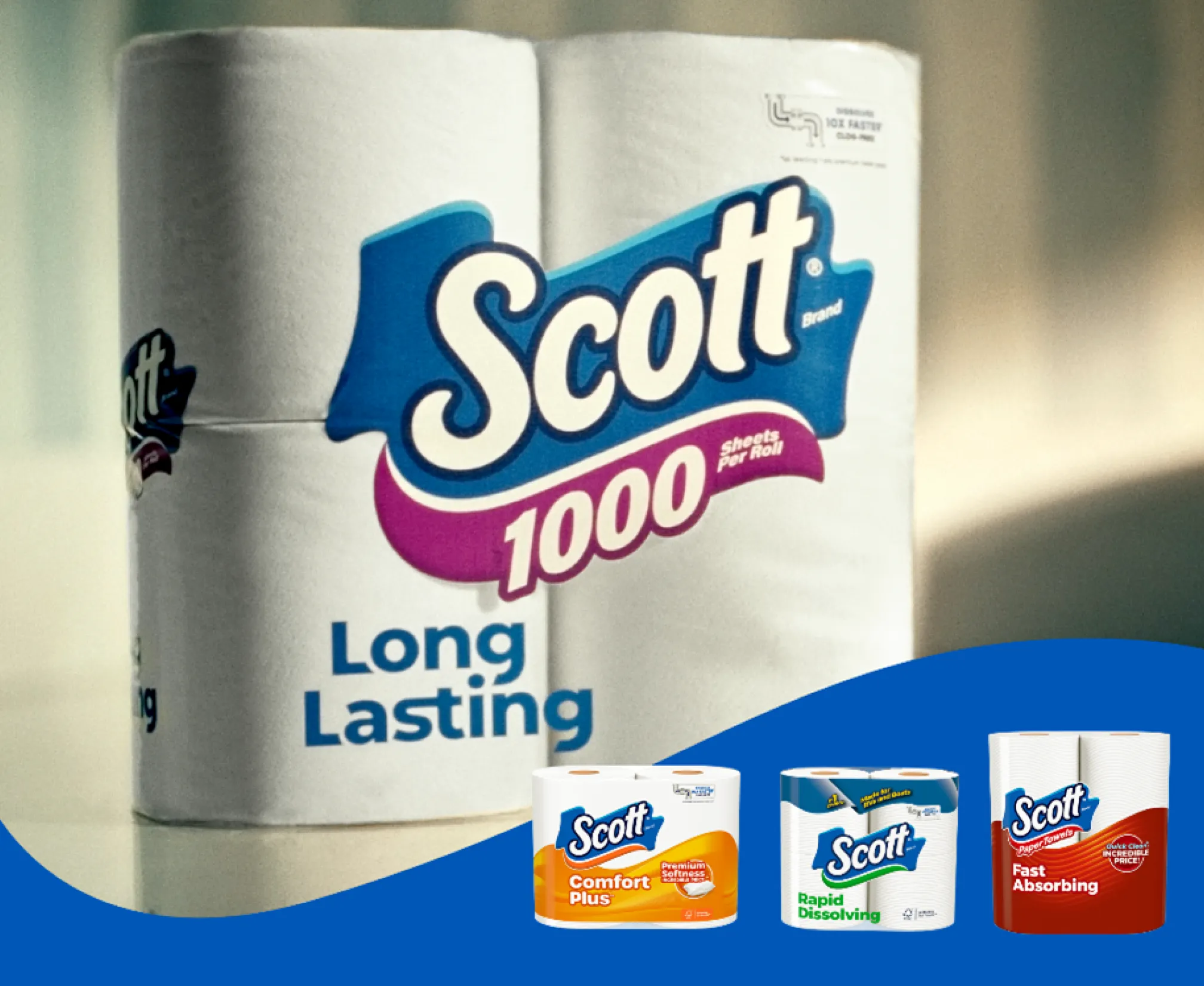 Scott® Toilet Paper and Paper Towel Products