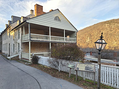 While the Swaynes owned the home, it appears they never made it their residence. Today it is known as Harper House and is the oldest surviving structure in Harpers Ferry. During much of its existence, it was known as Wager’s Mansion and remained in the Swayne family until 1921. The house has been documented by the Historic American Building Survey.