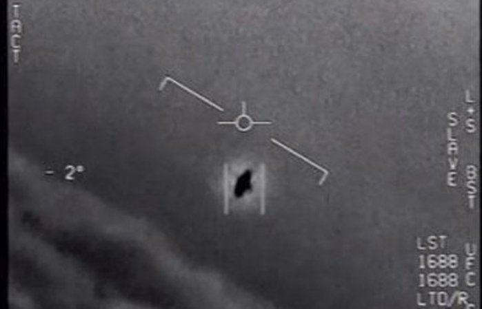 Unidentified aerial phenomena filmed from a US Navy jet