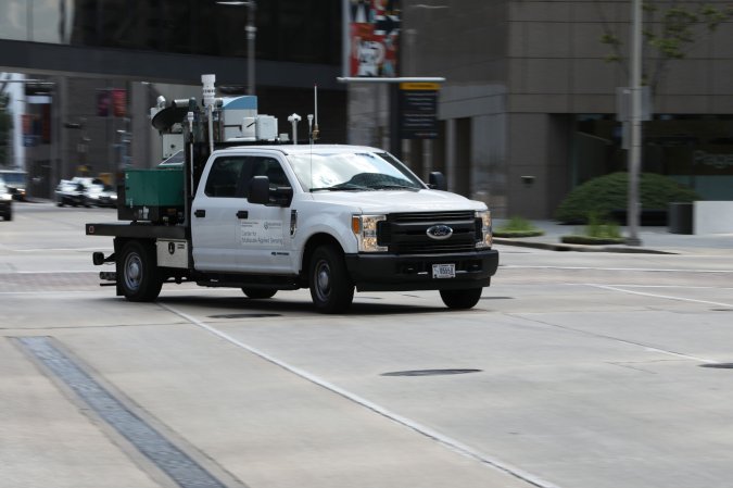 special sensor lidar truck from Brookhaven