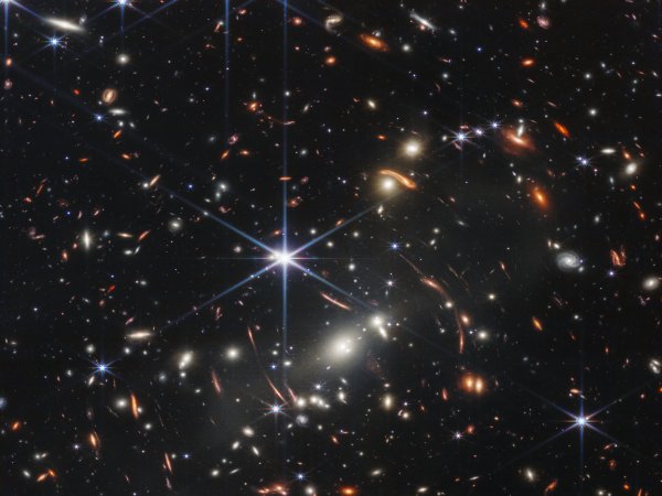 Photo of galaxies in space taken by NASA's James Webb Telescope