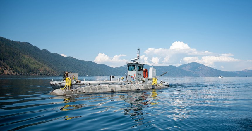 In the depths of this Idaho lake, the US Navy is testing out its submarine tech