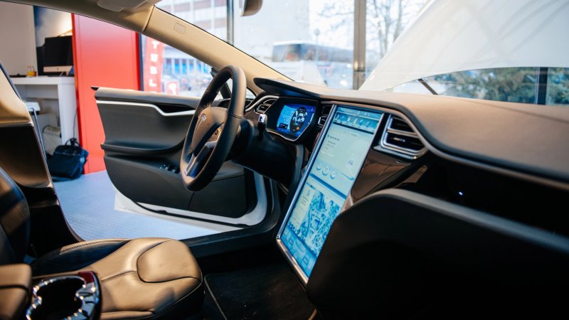 Tesla interior