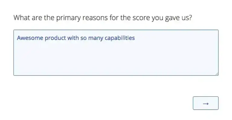 primary reasons for score