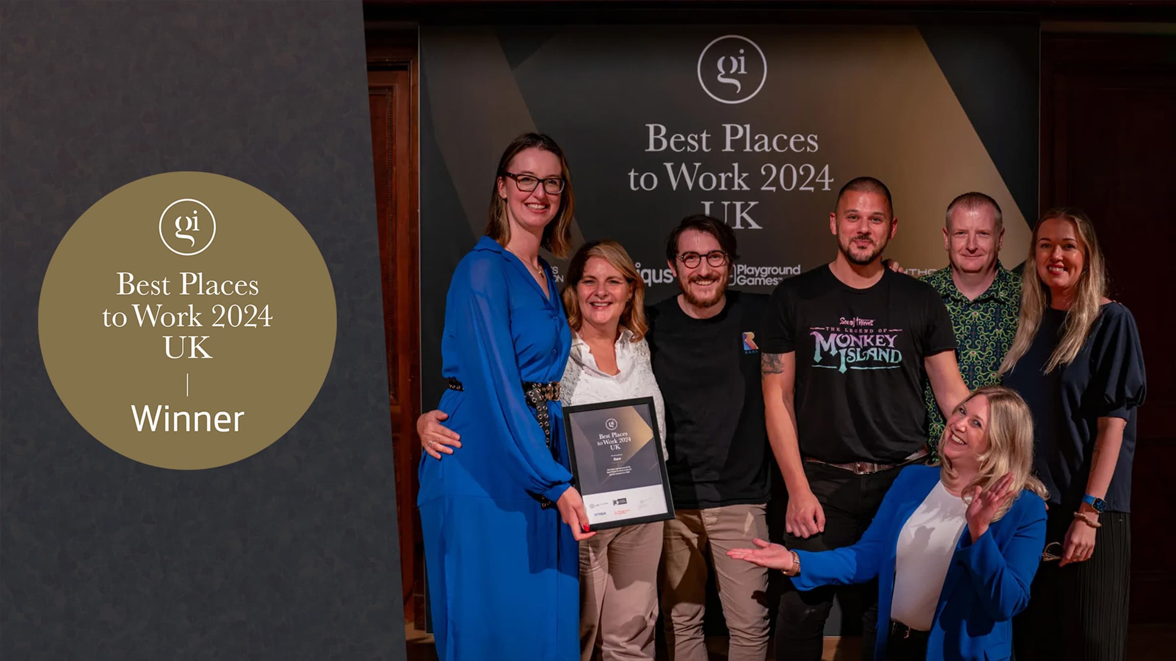 Rare staff at Industry.Biz’s Best Places to Work Awards 2024