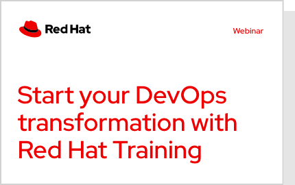 DevOps transformation webinar cover