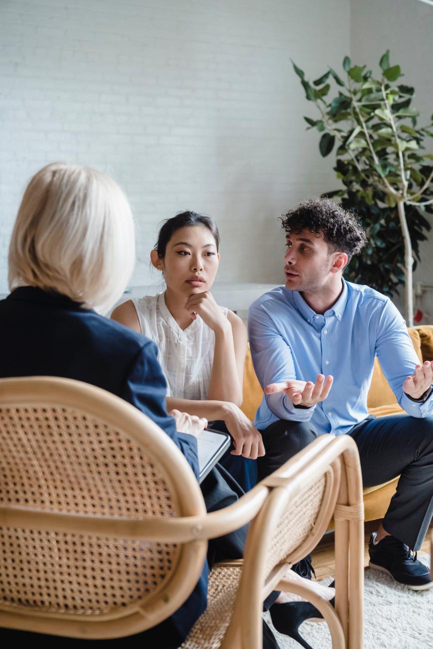 Couple counselling session