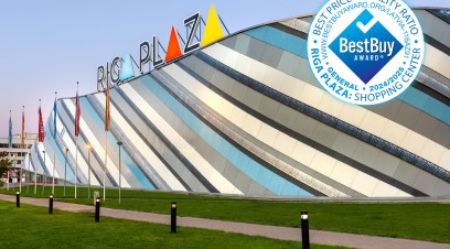 Rīga Plaza becomes the first shopping centre in Latvia to receive Best Buy Award