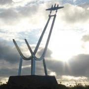 Impressions of how Bolt of Lightning will look, paying tribute to RAF Burtonwood airbase