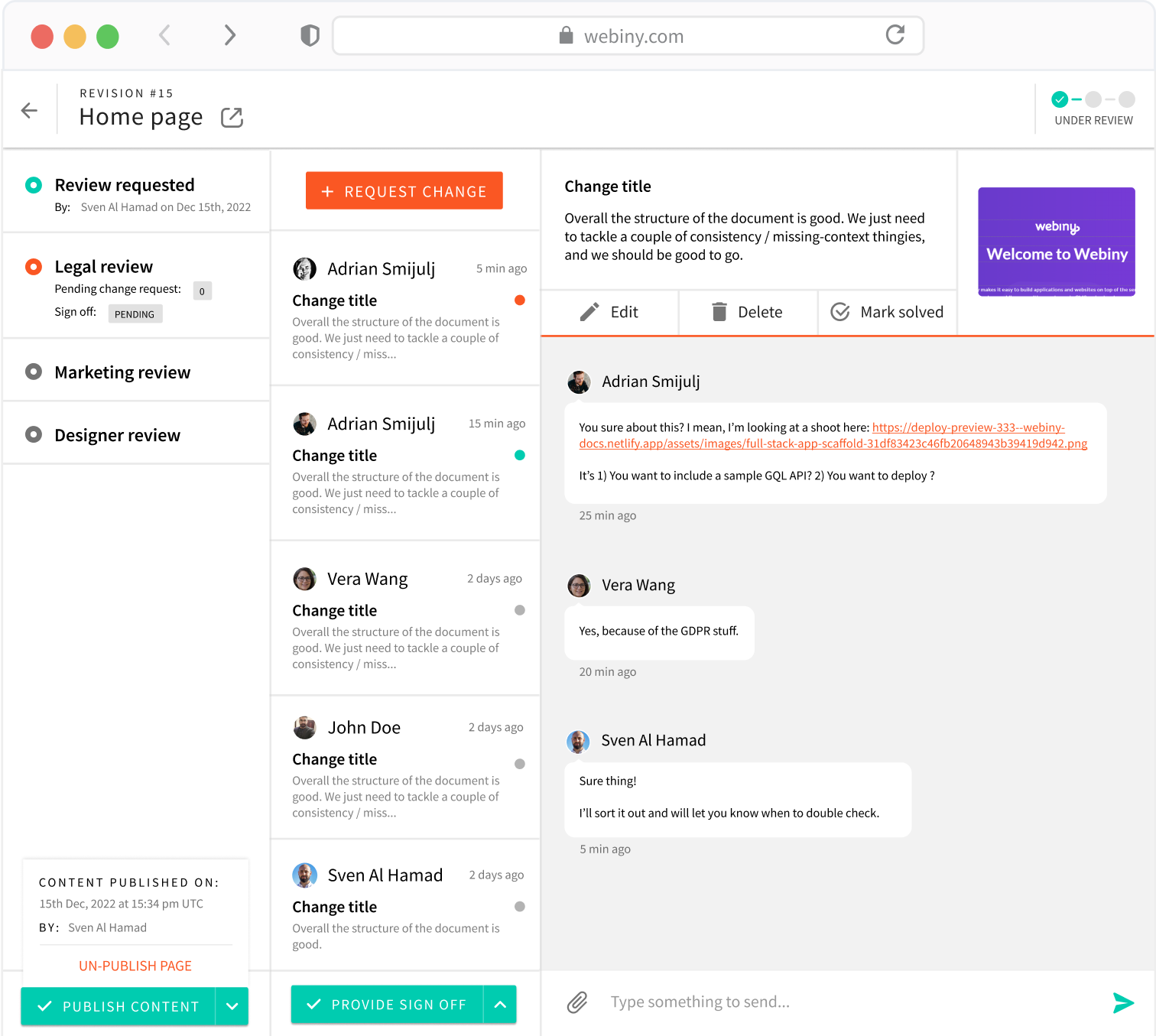 Publishing Workflow