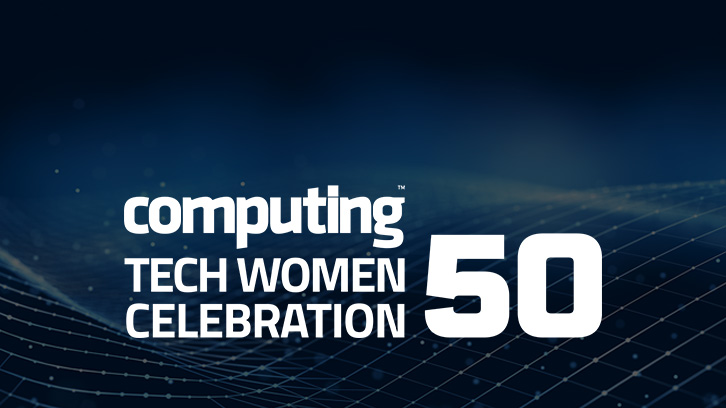 Computing Tech Women 50 awards badge