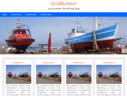 free wordpress theme with grid layout