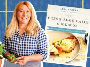 Lisa Steele and her cookbook The Fresh Eggs Daily Cookbook