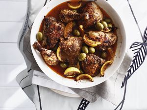 Moroccan chicken with lemon and olives