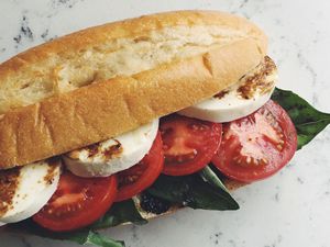 Caprese sandwich