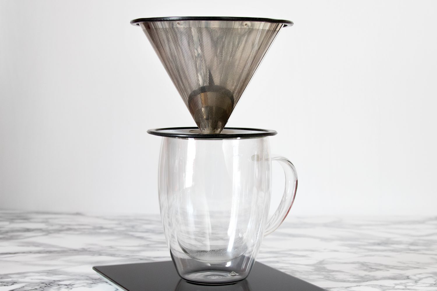 Setup for Pour-Over Coffee Brewing