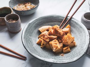 Simmered bamboo shoots takenoko no nimono recipe