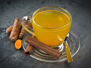 herbal tea with turmeric