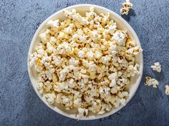 kettle corn in large bowl