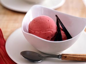 Strawberry sorbet