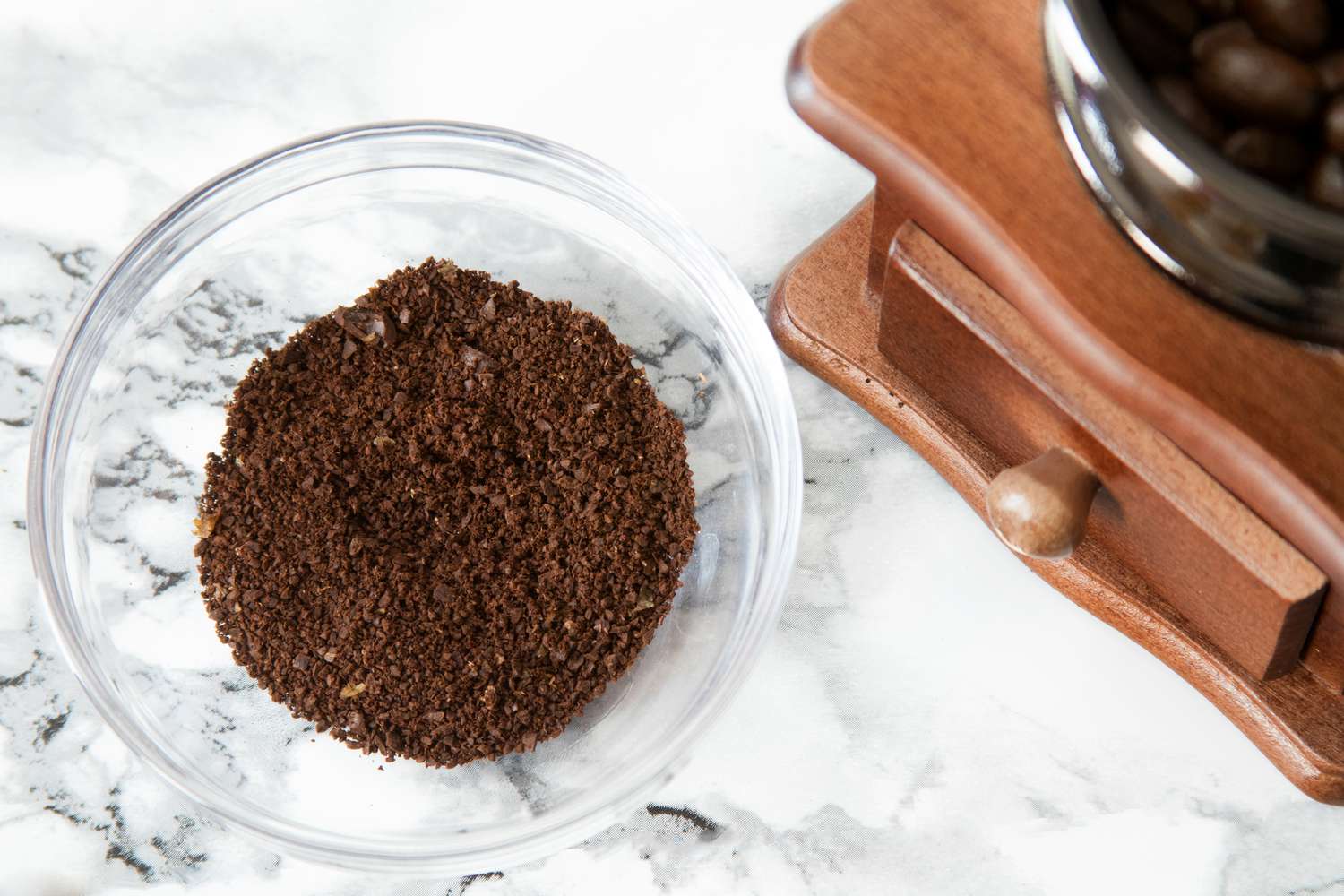 Medium-Fine Ground Coffee for Pour-Over Brewing