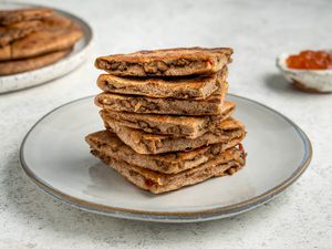 Spicy Minced Meat Kheema Paratha