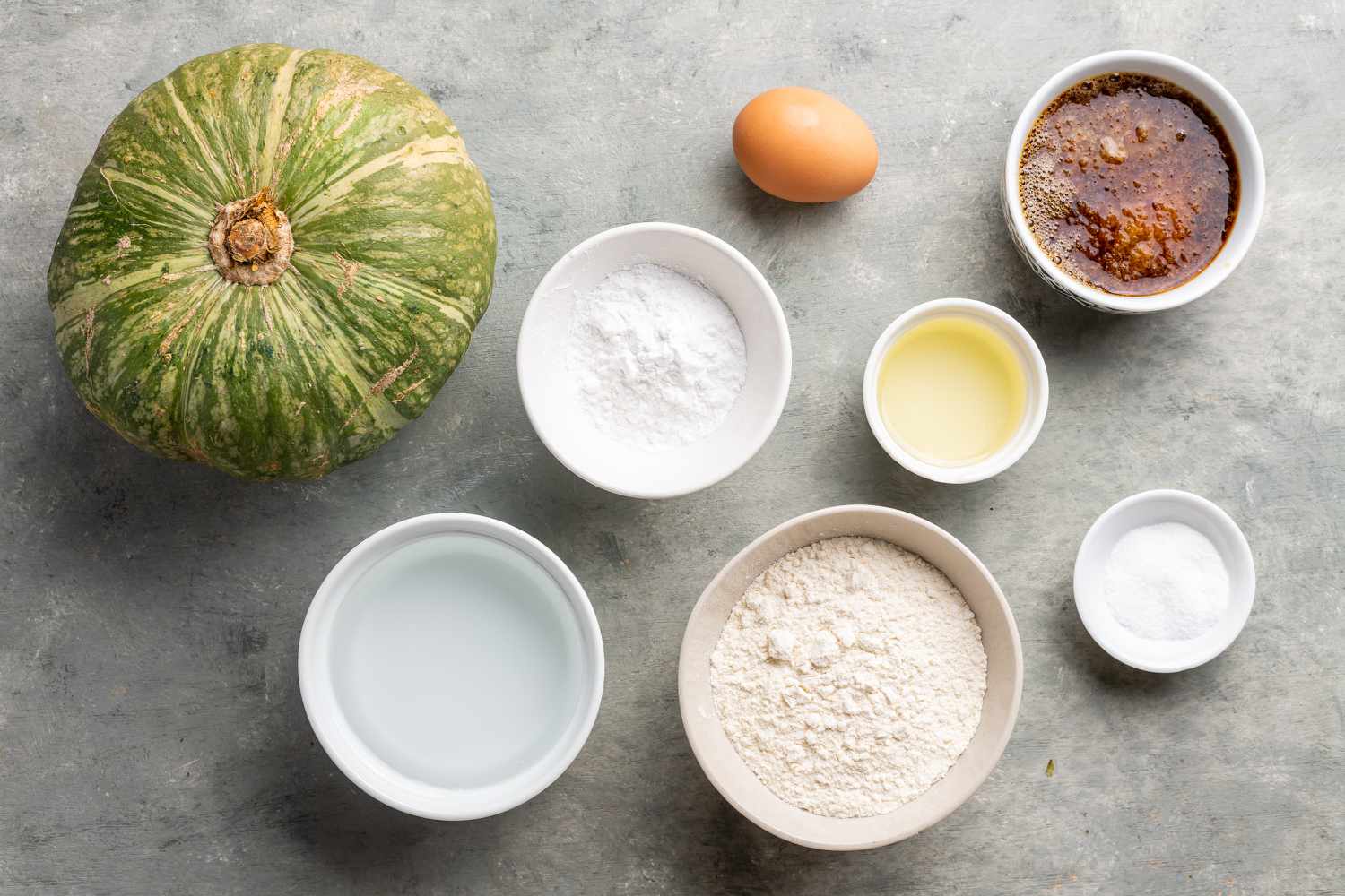 Kabocha Tempura ingredients 