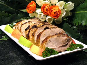 Apple cider pork loin