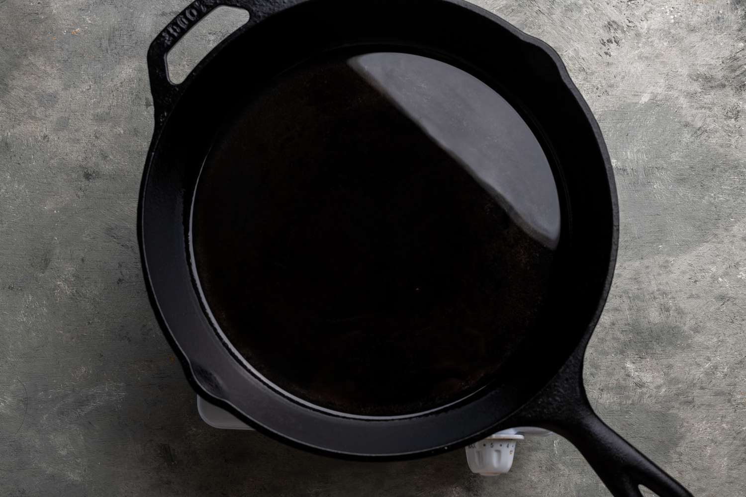 oil in a pan